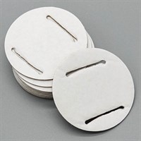 Картонный задник 51 мм. кофро-картон 1,3 мм. с 2 отв. для лент. 5336