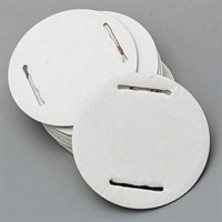 Картонный задник 66 мм. кофро-картон 1,3 мм. с 2 отв. для лент. 5339