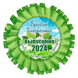 Наградная розетка именная. Арт. 22 6778 6778