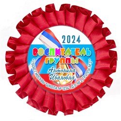 Наградная розетка именная. Арт. 29 6785 6785