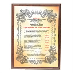 Плакетка для руководителя. Арт. 6808 6808