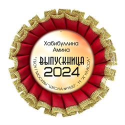 Розетка наградная Premium. Выпускник 11 класса. Арт. 7317 7317