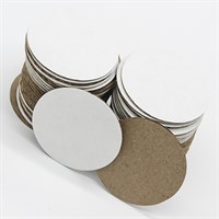 Картонный задник 51 мм. кофро-картон 1,3 мм. Двухсторонний: белая сторона, коричневая сторона. 4950