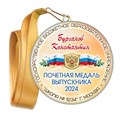 Медали закатные на ленте. "Эконом". Арт. 68 6087 6087 - фото 10898