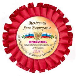 Наградная розетка именная. Арт. 7066 7066